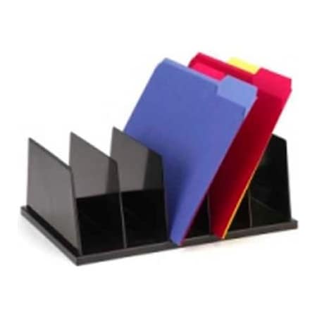 Officemate International Officemate Large Sorter with 5 Compartments Black 21222